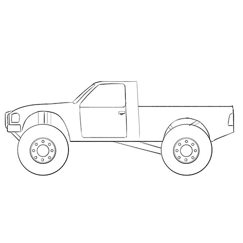 Off Road Truck Coloring Page