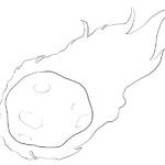 Asteroid Coloring Page