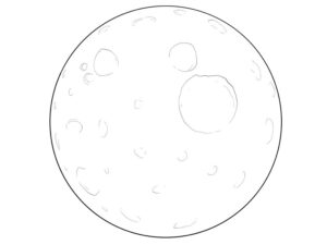 Full Moon Coloring Page