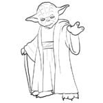 Yoda Coloring Page